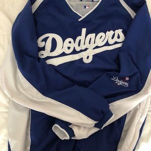 Dodgers pull over windbreaker Large